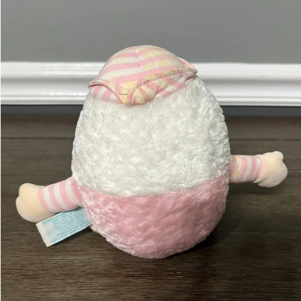 Madame Alexander Pink Humpty Dumpty Plush Doll Lovey Rattle‎